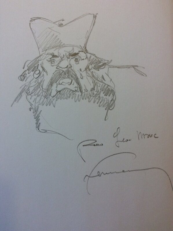 Hermann, Le diable des sept mers - Sketch