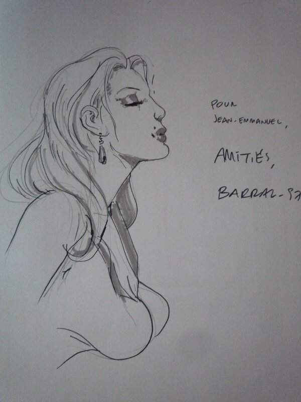 Nicolas Barral, Mademoiselle MERLE... - Sketch