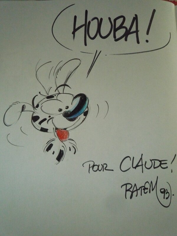 Marsupilami by Batem - Sketch