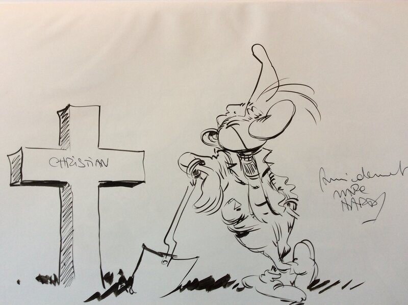 Marc Hardy, Pierre Tombal - Christian - Sketch