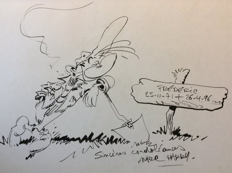 Pierre Tombal by Marc Hardy - Sketch