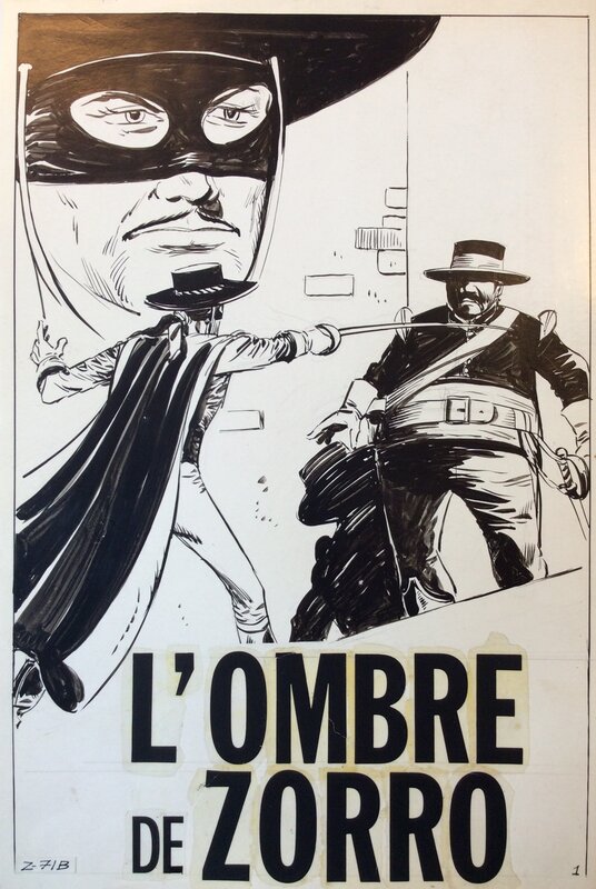 Zorro par Jean Pape - Couverture originale