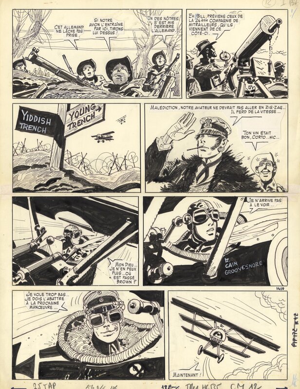 Hugo Pratt, Corto Maltese - Les Celtiques: côtes de nuit et roses de picardie - PL 12 - Comic Strip