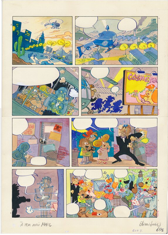 Olivier Saive, Les m^aîtres du monde, pl. 4. - Comic Strip