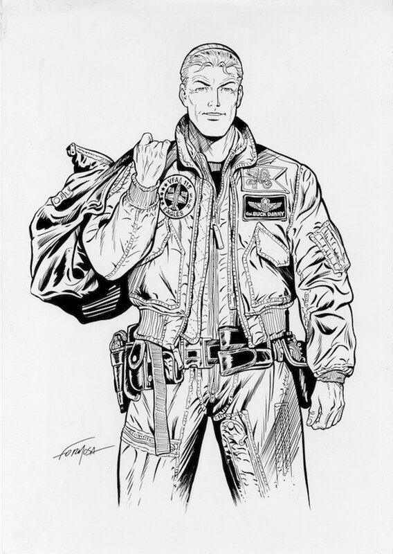 Buck Danny by Gil Formosa - Original Illustration