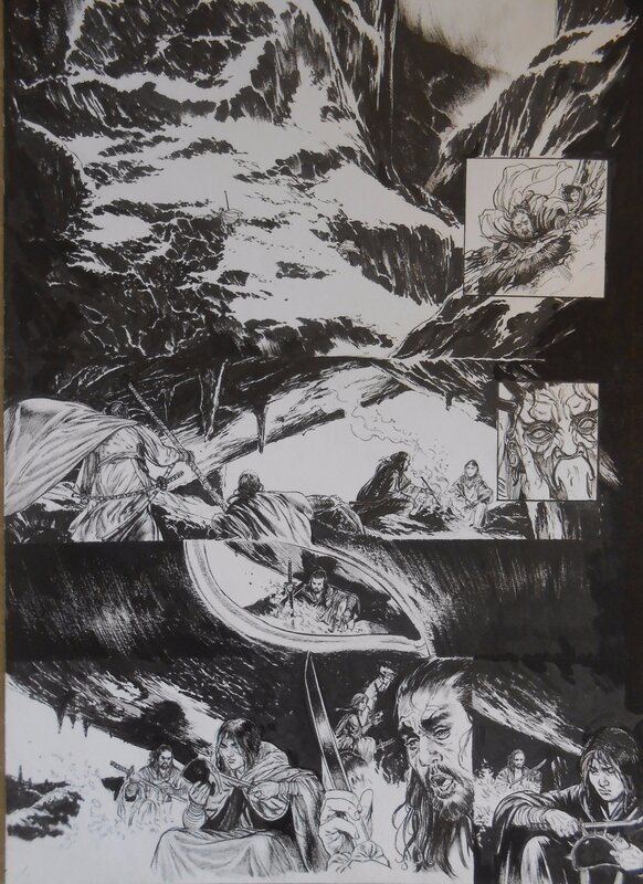 Federico Carlo Ferniani, Mathieu Mariolle, La voie du Sabre- Tome 2 - Planche originale