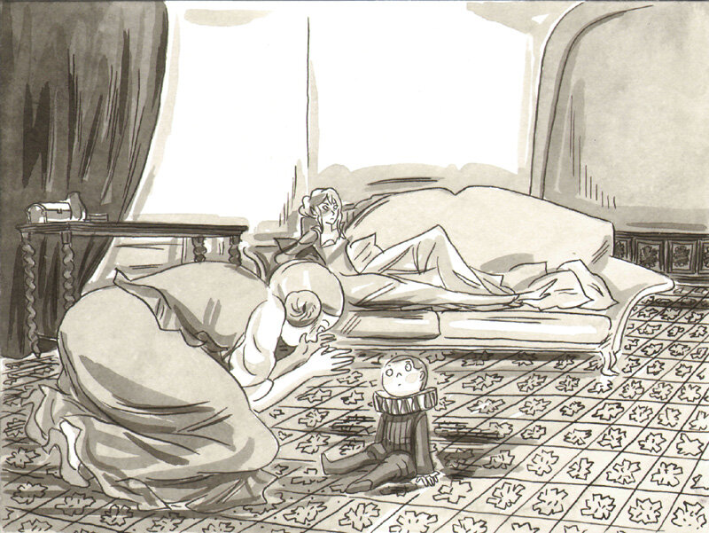 Milady de Winter par Agnès Maupré - Illustration originale