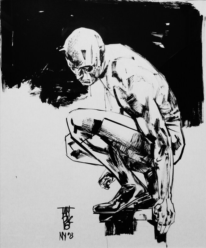 Daredevil par Alex Maleev - Illustration originale