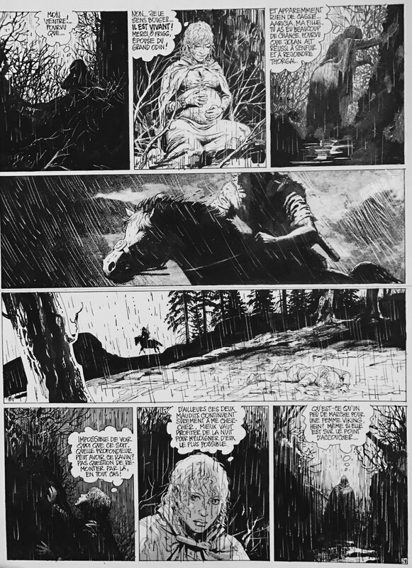 Thorgal p28 T16 par Grzegorz Rosinski, Jean Van Hamme - Planche originale