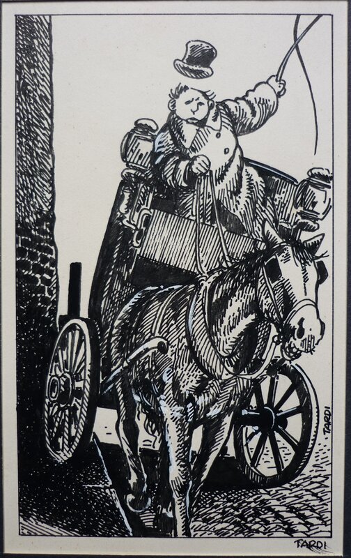 Jacques Tardi, Le monstre de borough - Original Illustration