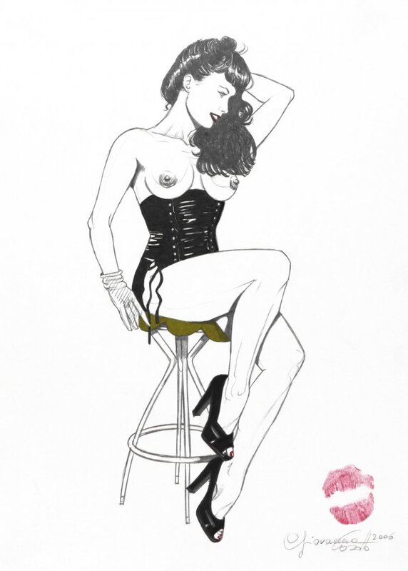 Pin Up by Giovanna Casotto - Original Illustration
