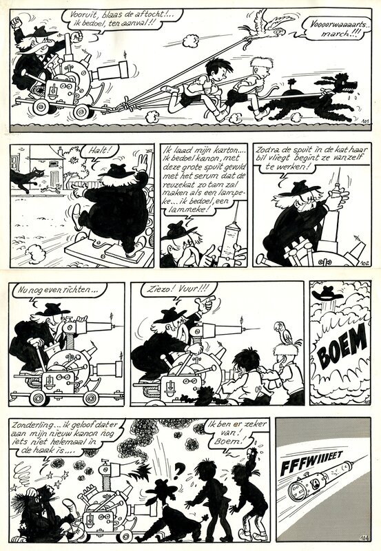 Jef Nys, Jommeke 7 : De zwarte bomma - Comic Strip