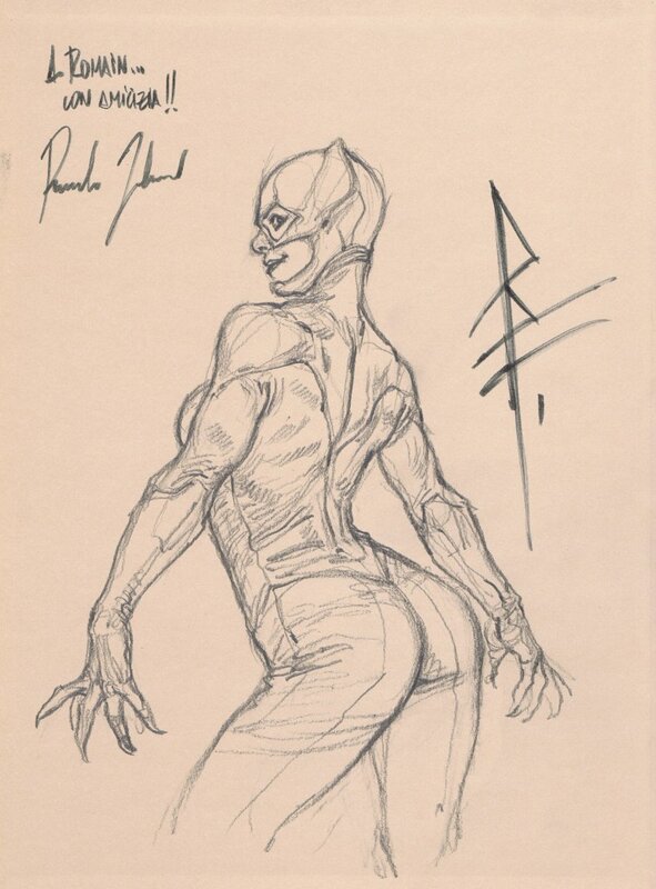 Catwoman par Federici - Sketch