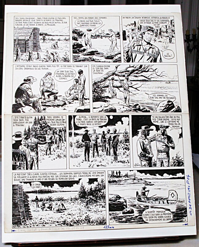 Kline, Davy CROCKETT 1963-1964 - Comic Strip