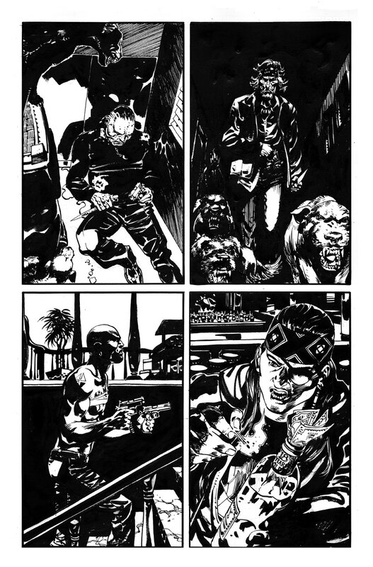 R.M. Guéra, Scalped issue 59 page 9 - Comic Strip