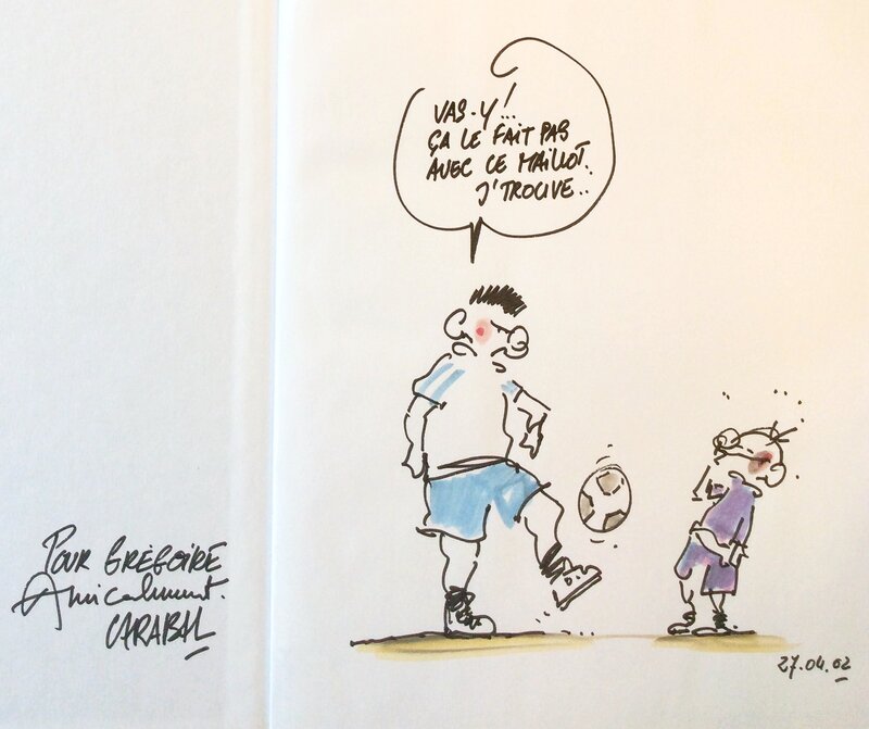 Les gosses par Carabal - Dédicace