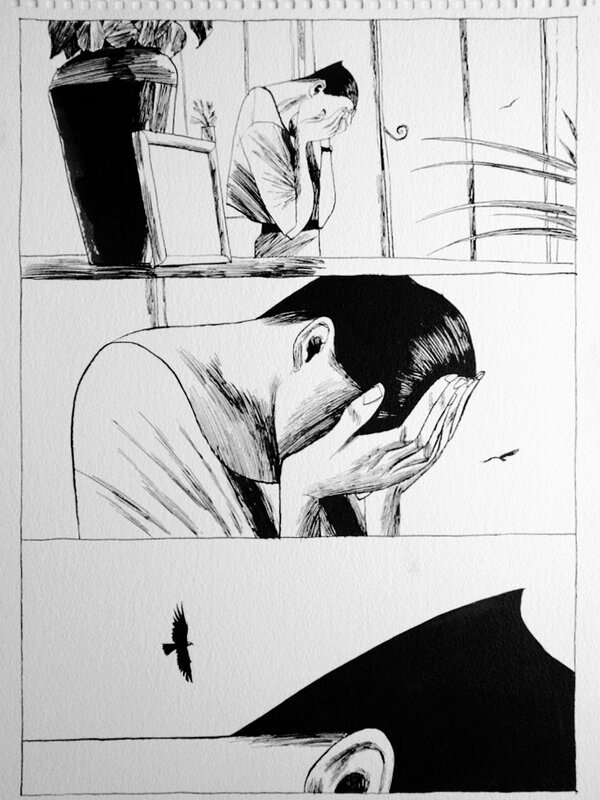 Eye, page 13 par Dave McKean - Planche originale