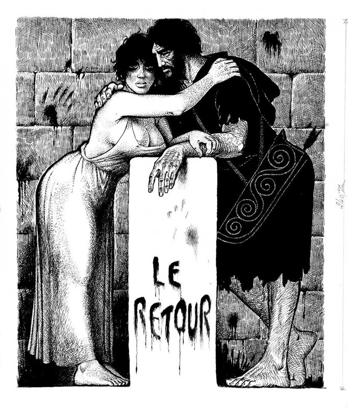 Le Retour par Georges Pichard - Planche originale