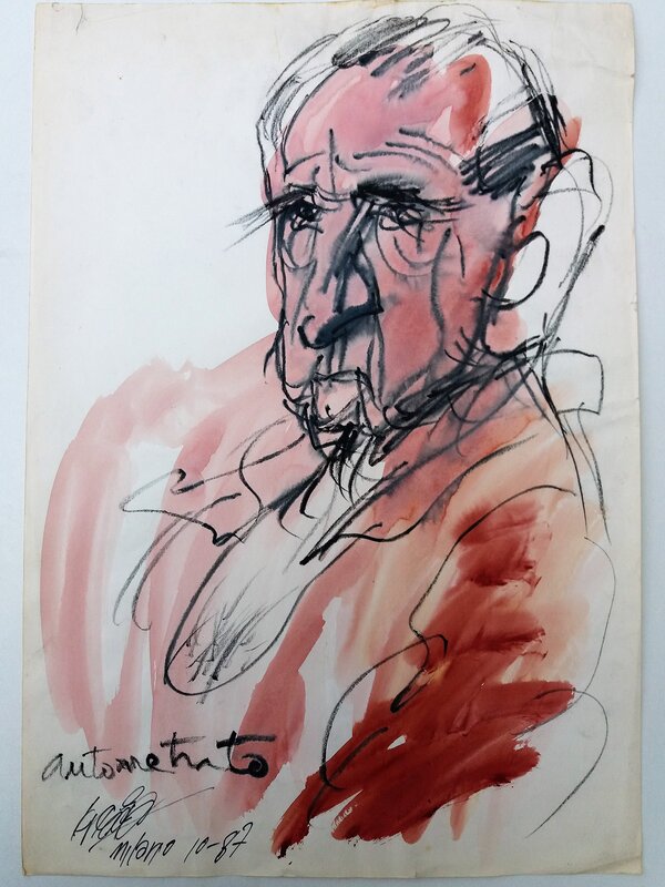 Autoretrato by Alberto Breccia - Original Illustration