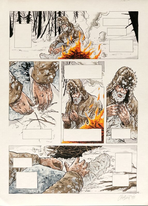 Construire un feu by Christophe Chabouté - Comic Strip