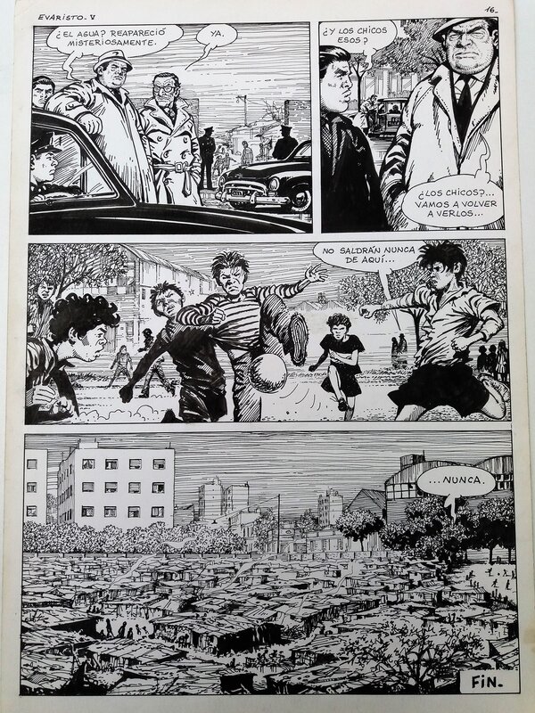 Francisco Solano Lopez, Carlos Sampayo, Evaristo V. - Shanty Town, page 16 - Comic Strip