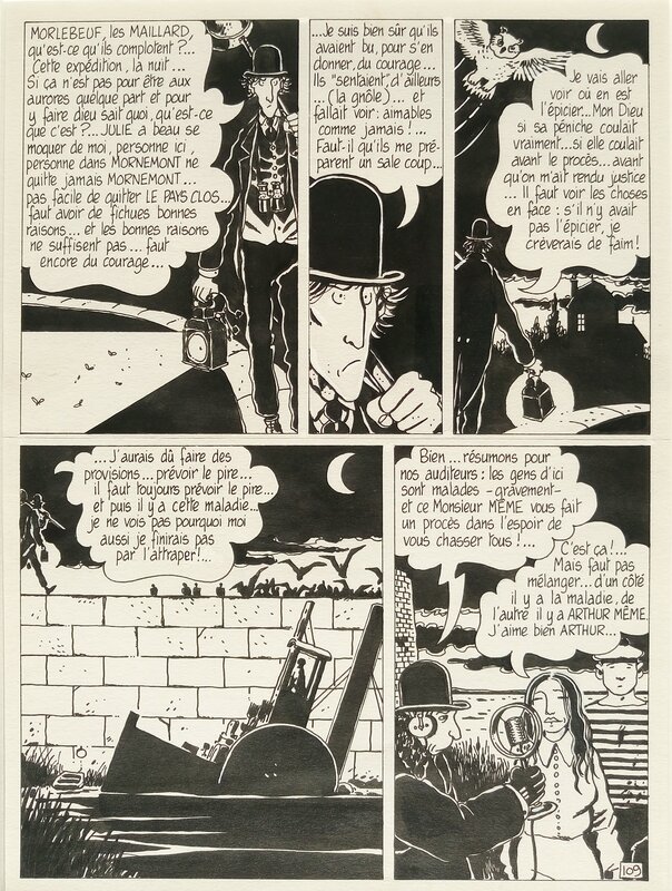 Ici même par Jacques Tardi, Jean-Claude Forest - Planche originale
