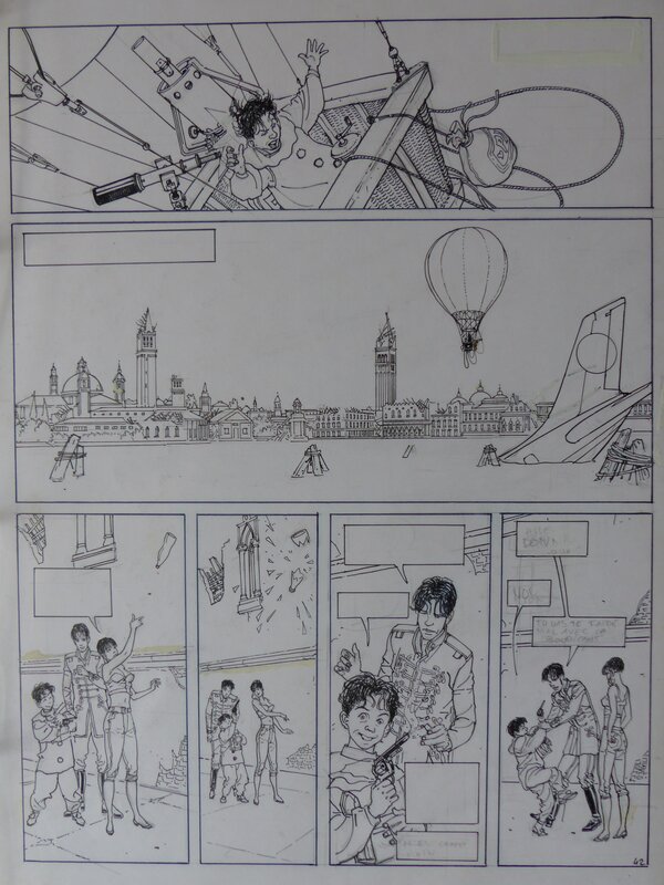 Jean-Pierre Gibrat, Daniel Pecqueur, Marée Basse_planche 42 - Planche originale
