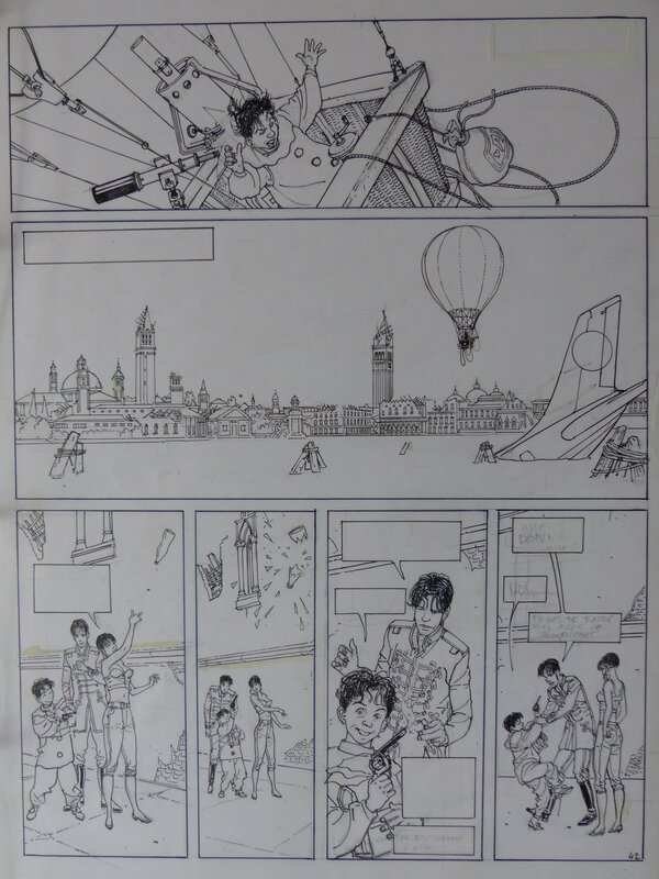 Jean-Pierre Gibrat, Marée Basse_planche 42 - Planche originale