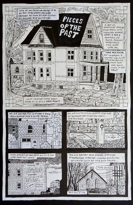 Pieces of the Past par Noah Van Sciver - Planche originale