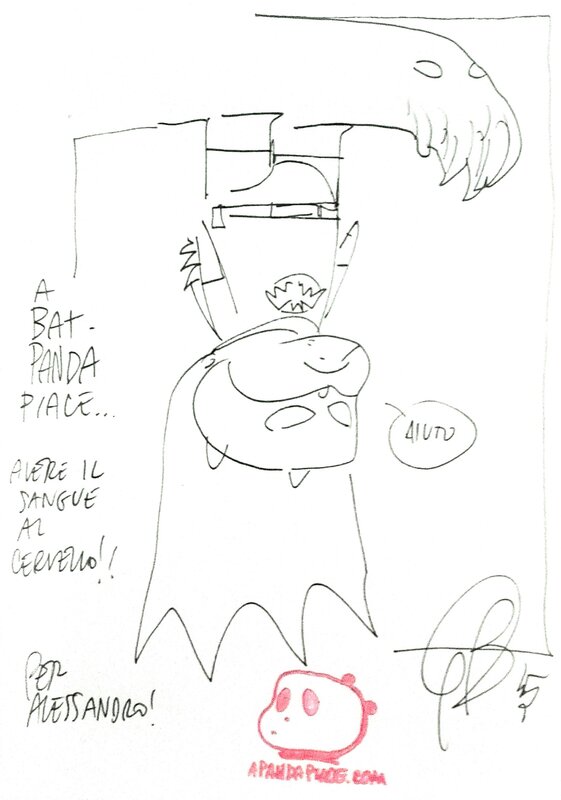 A Bat-panda piace by Giacomo keison Bevilacqua - Sketch