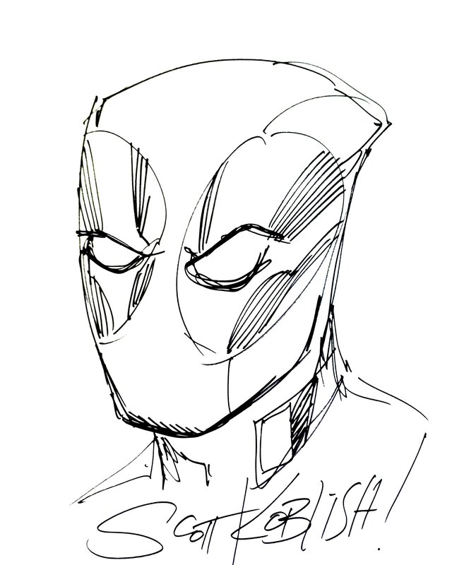 Deadpool by Scott Koblish - Sketch