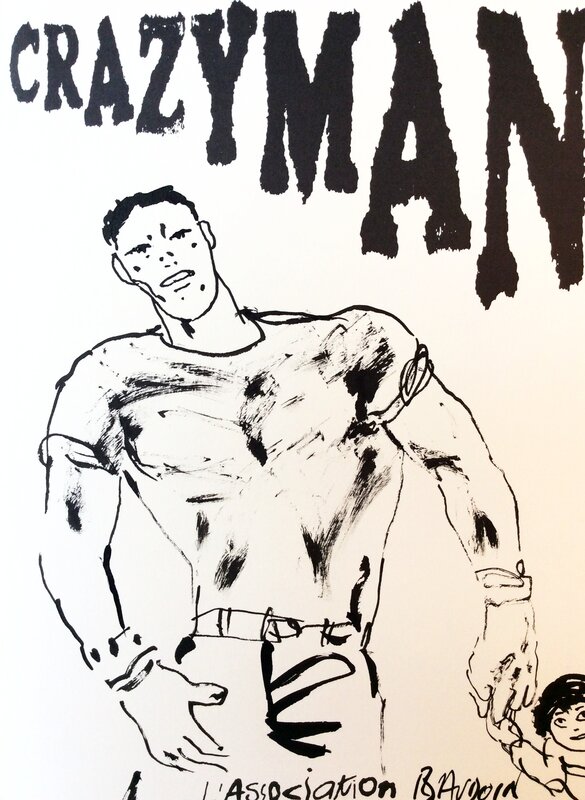 Crazyman by Edmond Baudoin - Sketch