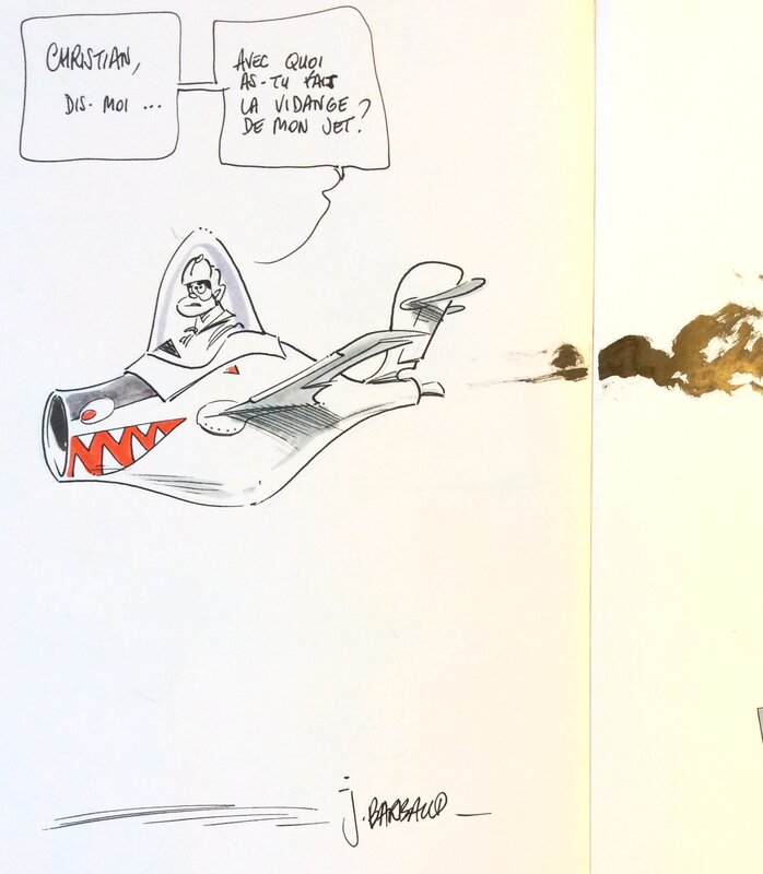 Lieutenant Mac Fly by Jean Barbaud - Sketch