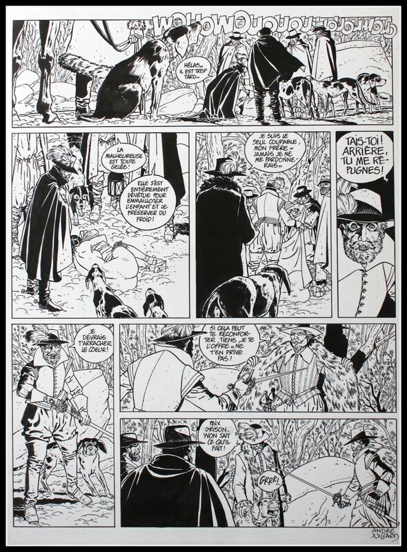André Juillard, Patrick Cothias, Les 7 vies de l'épervier - La Blanche morte - Comic Strip
