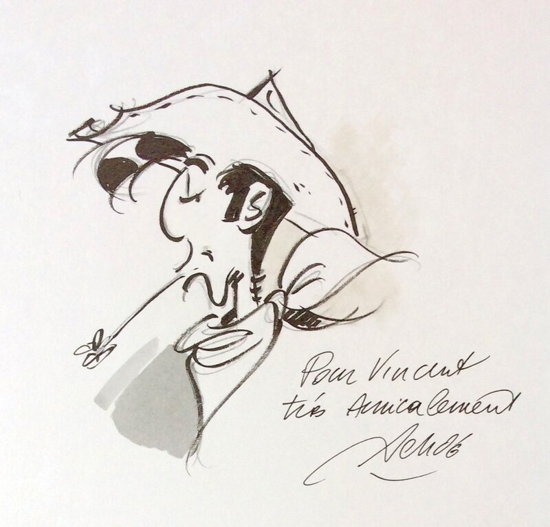 Lucky Luke par Achdé - Dédicace