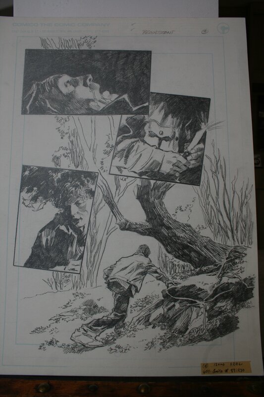 Gene Colan - Bloodscent p3 - Planche originale