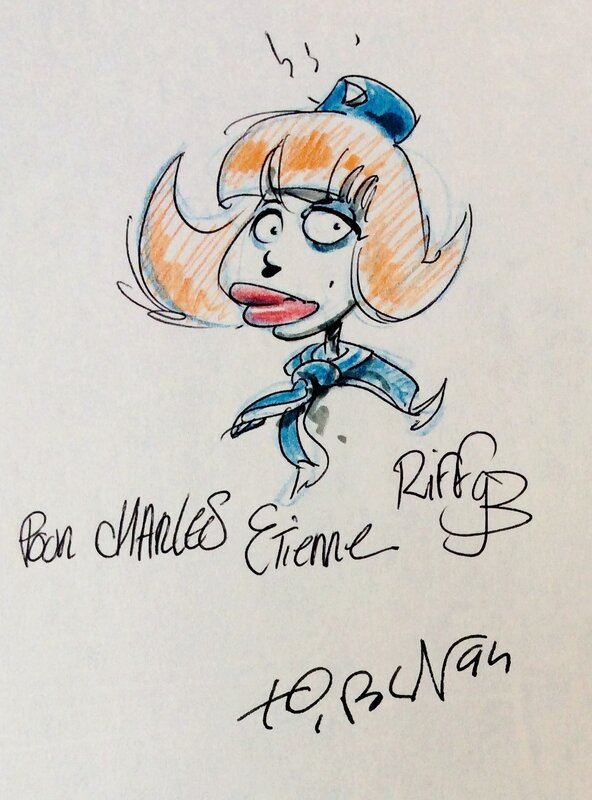 Natacha Nostalgia by Riff Reb's, Jean-Claude Fournier, Vittorio Leonardo, Alain Sikorski, Francis Carin - Sketch