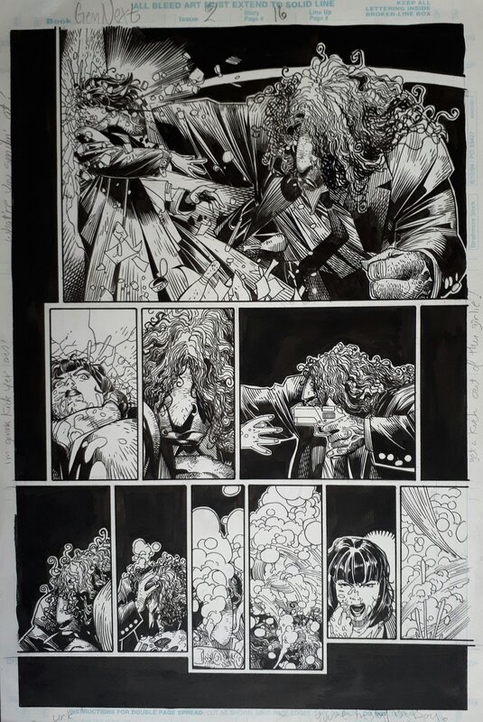 Chris Bachalo, Mark Buckingham, Scott Lobdell, Generation Next #2 pg 16 - Planche originale