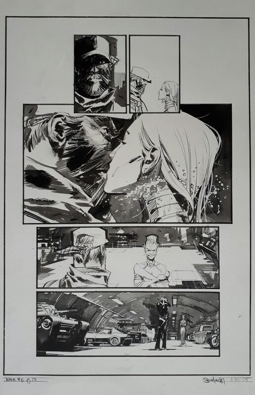 Sean Murphy, Scott Snyder, The Wake  Issue 8/13 - Planche originale