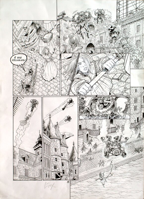 Thierry Gioux, Fred Duval, Hauteville House – Tome#5 - USS Kearsarge - Planche originale