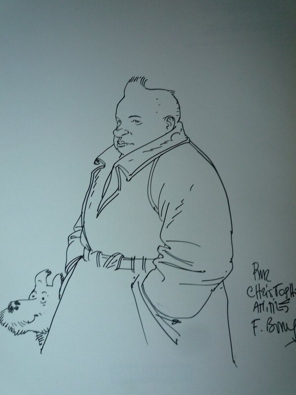 Tintin ET MILOU by François Boucq, Hergé - Sketch