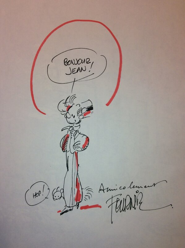 Spirou by Jean-Claude Fournier - Sketch