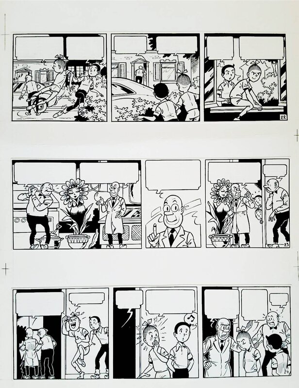 Willy Vandersteen, Paul Geerts, Suske en Wiske - Bob et Bobette - Comic Strip