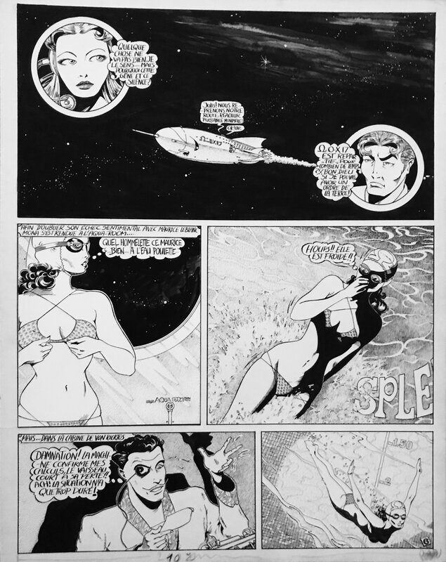 Denis Sire, Planète diabolique p6 - Planche originale