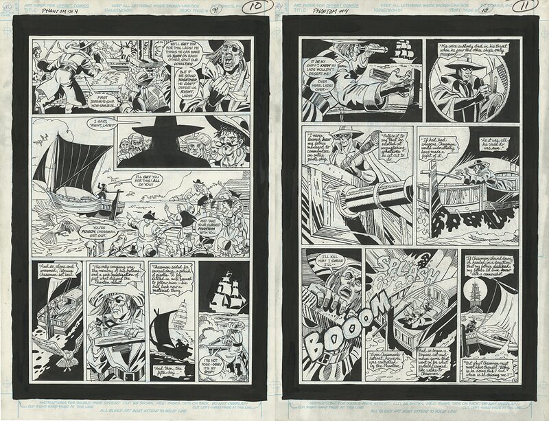 The Phantom #4 par Joe Orlando - Planche originale