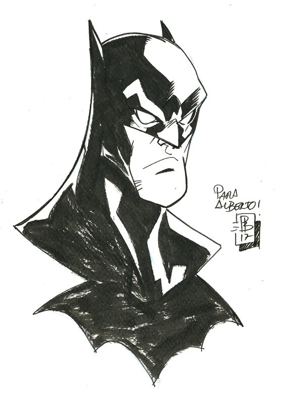 Batman by David Baldeón - Sketch