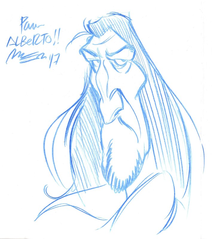 Jose Luis Munuera, Les Campbell (Inferno) - Sketch