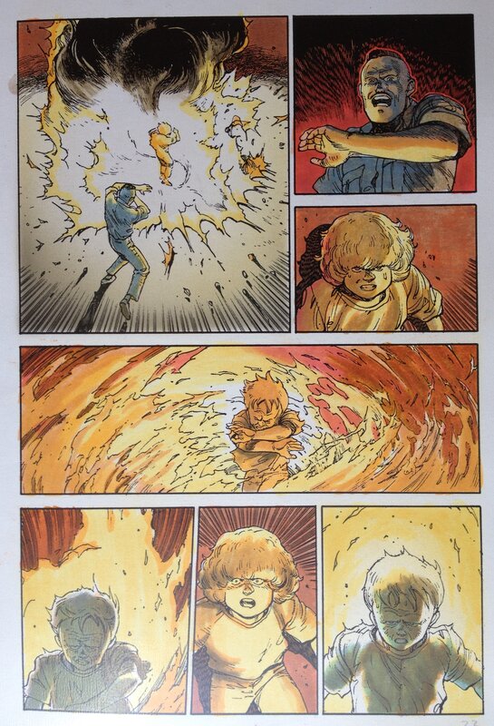 Steve Oliff, Akira  - vol.3 p.188 - Planche originale