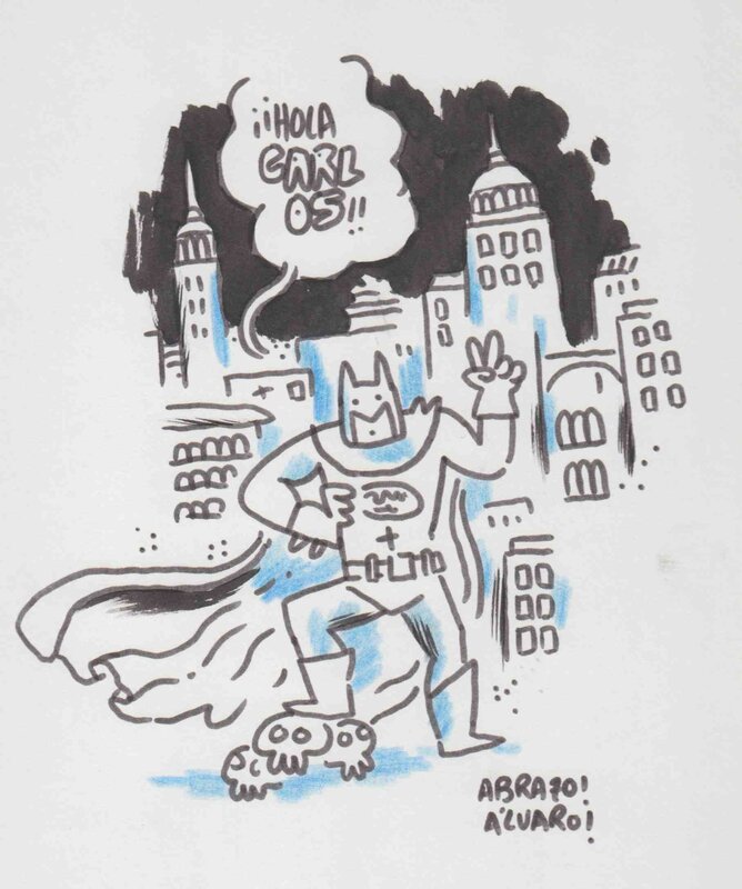 Batman by Álvaro Ortiz Albero - Original Illustration