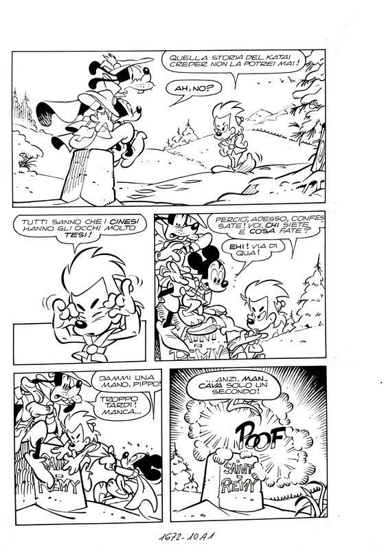 Topolino par Massimo De Vita - Planche originale